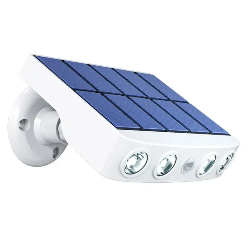 Lanterna Solar de Segurança com Sensor de Movimento - Iluminação Exterior Eficiente