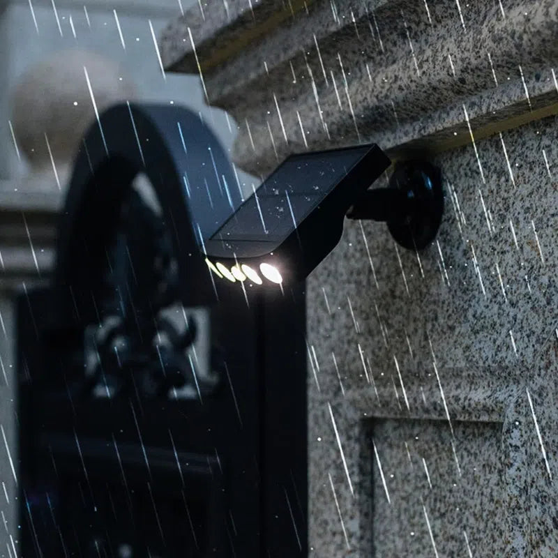 Lanterna Solar de Segurança com Sensor de Movimento e Luz LED