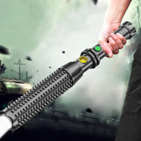 Lanterna Tática Militar 2 em 1 Ultra Guard - Inquebrável e Resistente