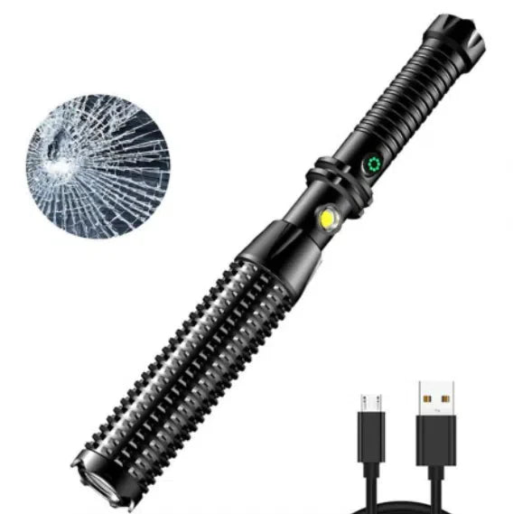 Lanterna Tática Militar 2 em 1 Ultra Guard - Inquebrável e Resistente