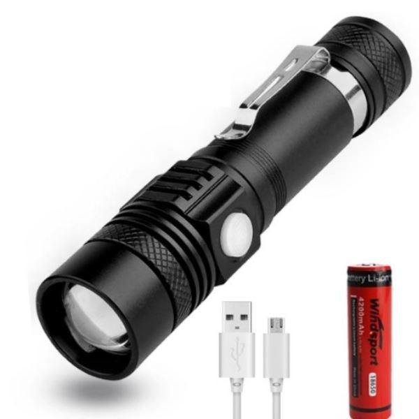 Lanterna Tática Zoom Ultra Potente - A Melhor do Mercado