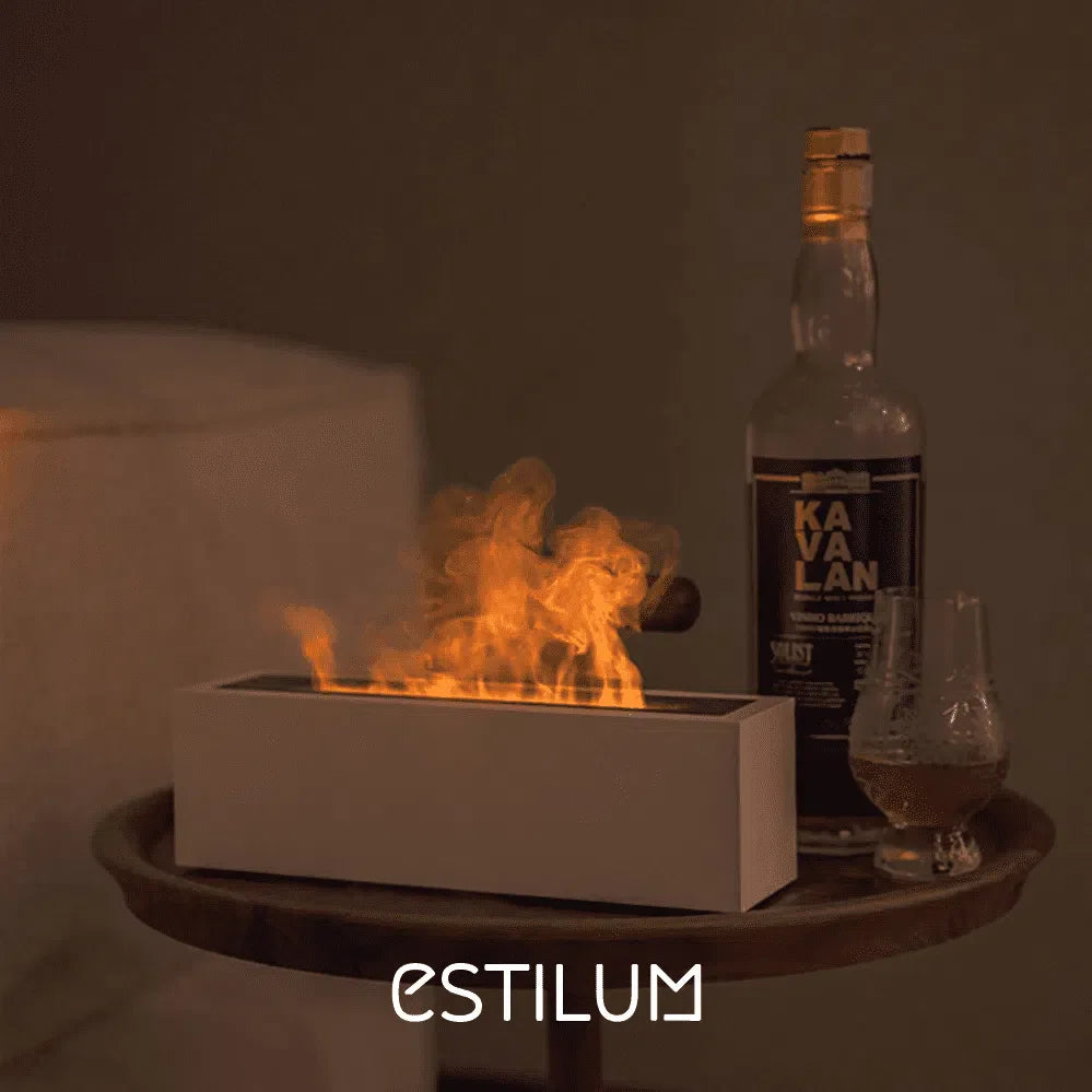 Lareira de Luxo com Difusor e Umidificador para Ambientes