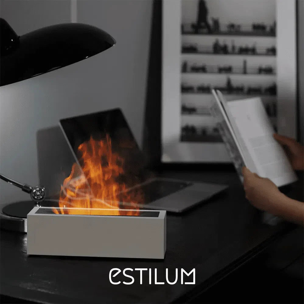 Lareira de Luxo com Difusor e Umidificador para Ambientes