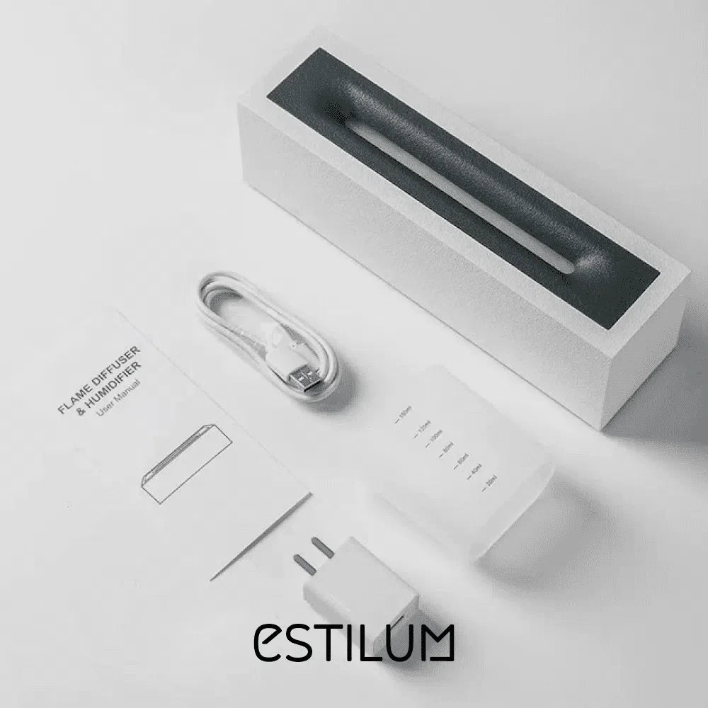 Lareira de Luxo com Difusor e Umidificador para Ambientes