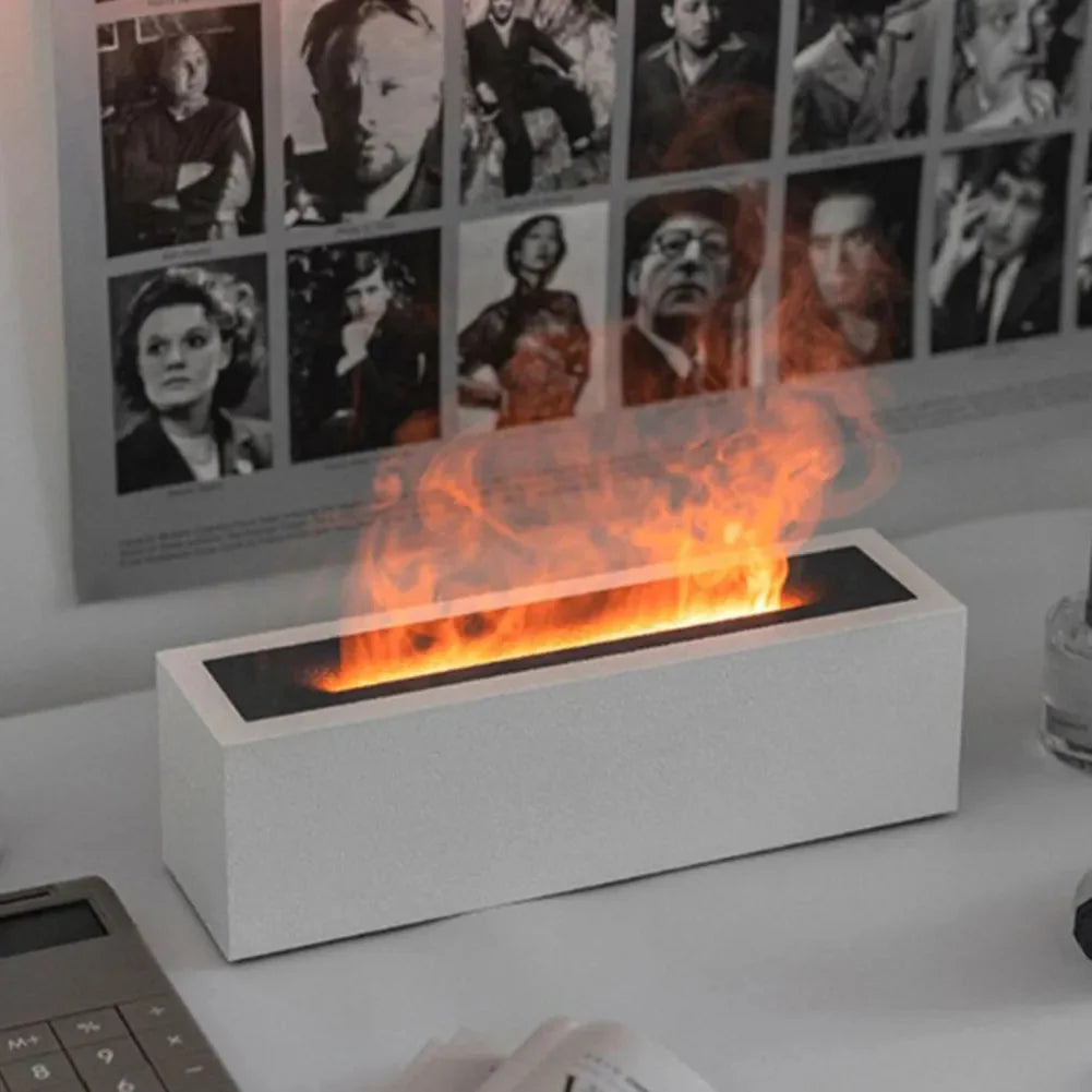 Lareira de Luxo com Difusor e Umidificador para Ambientes