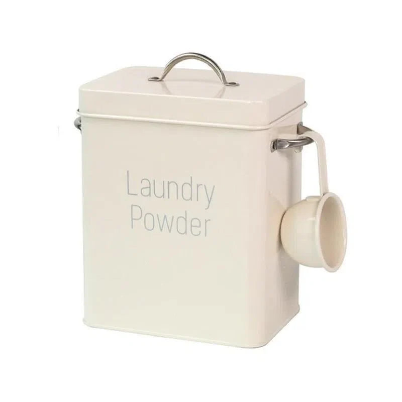 Lata Vintage para Armazenamento de Sabão em Pó