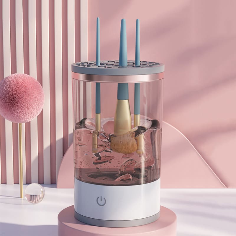 Limpador Elétrico para Pincéis de Maquiagem - Eficiente e Prático