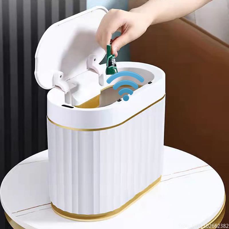 Lixeira Automática Inteligente para Banheiro e Cozinha com Sensor