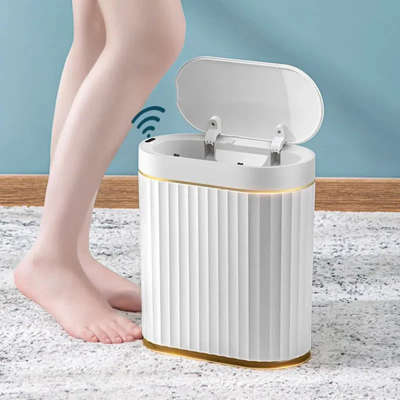 Lixeira Automática com Sensor de Movimento - Design Moderno e Funcional