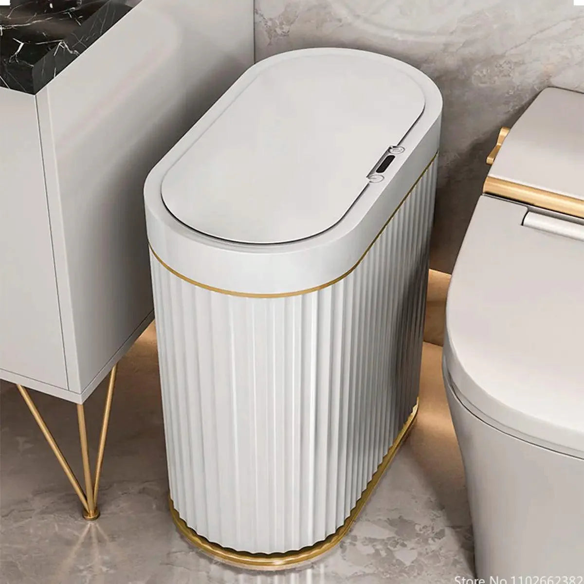 Lixeira Automática com Sensor para Banheiro - Sem Contato, 5 Litros