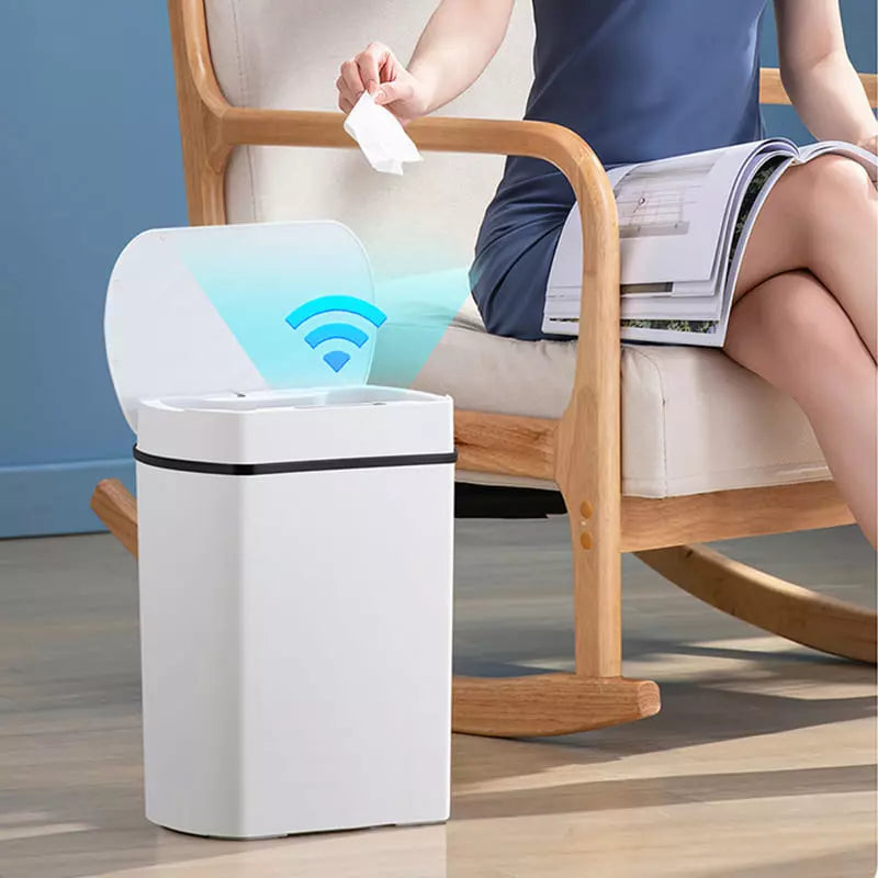 Lixeira Automática com Sensor para Banheiro e Cozinha 15L