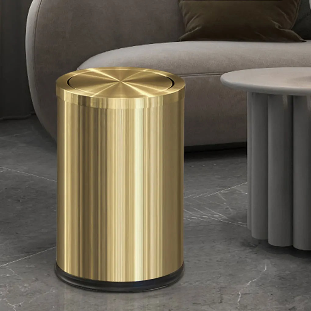 Lixeira Moderna em Aço Inoxidável 9 Litros - Design Elegante e Funcional