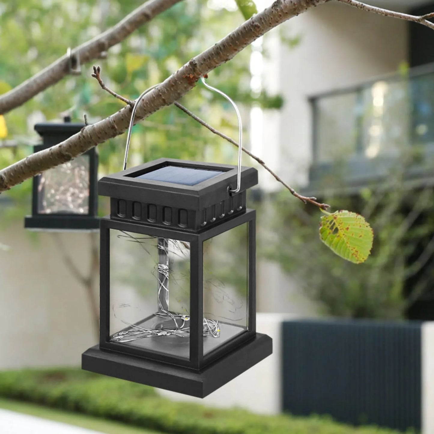 Luminária LED Decorativa para Jardim - Vela com Energia Solar