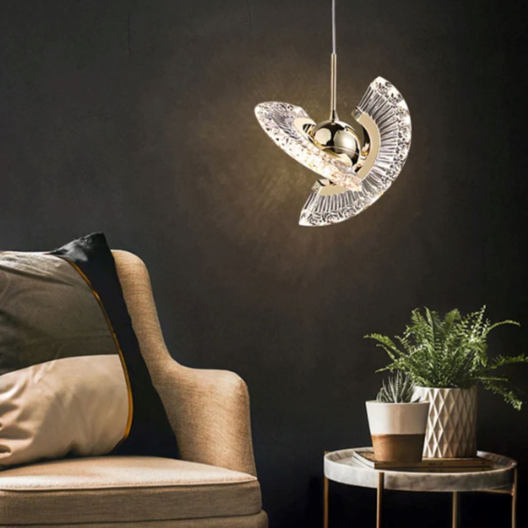 Luminária Lustre Pendente LED Nórdica Luxo 4 em 1 - Iluminação Elegante para Ambientes