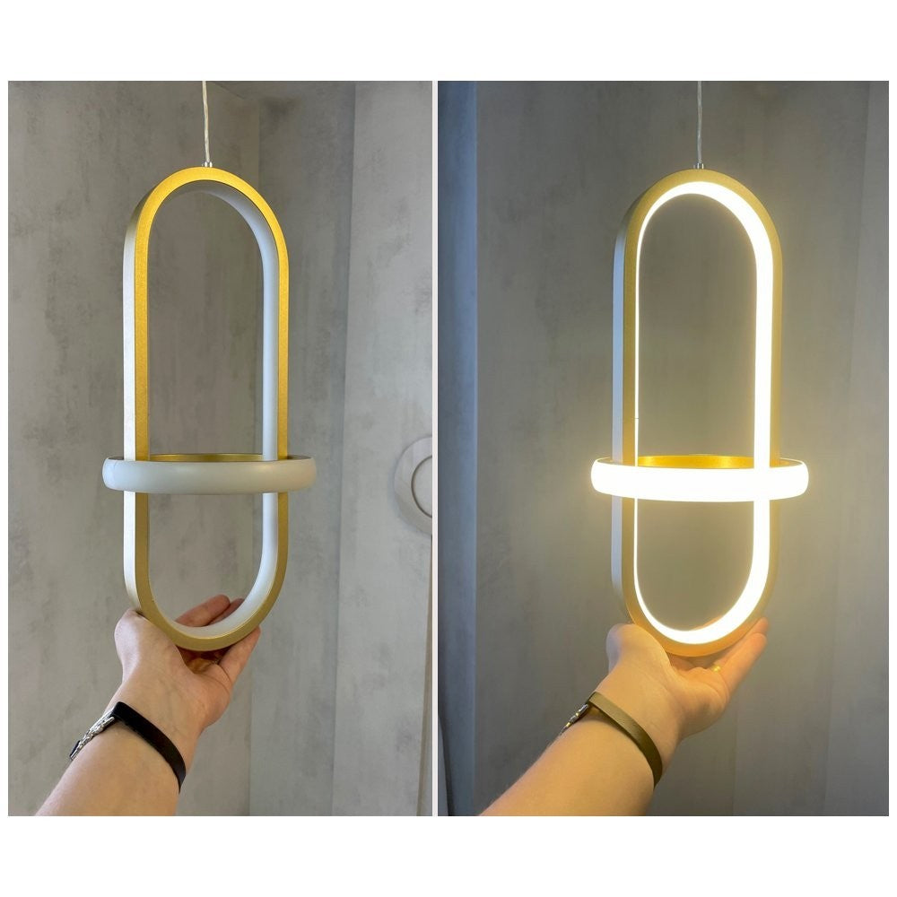 Luminária Pendente Estilo Nórdico Contemporâneo para Iluminação de Ambientes