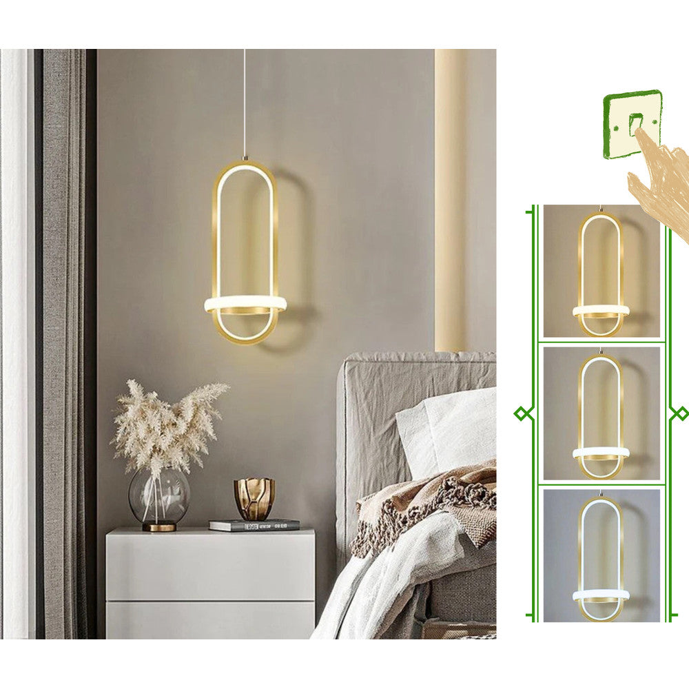 Luminária Pendente Estilo Nórdico Contemporâneo para Iluminação de Ambientes
