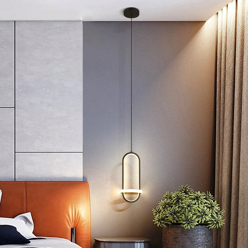 Luminária Pendente Estilo Nórdico Contemporâneo para Iluminação de Ambientes