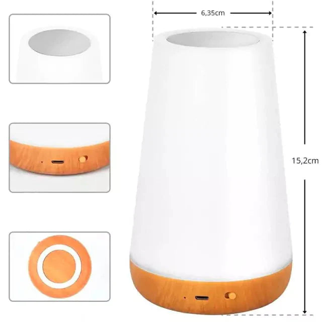 Luminária RGB com Controle Touch - Design Moderno e Funcional