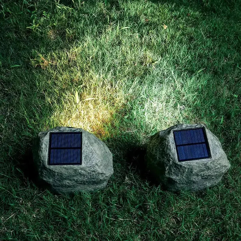 Luminária Solar LED Impermeável para Jardim - Urbane Rocks