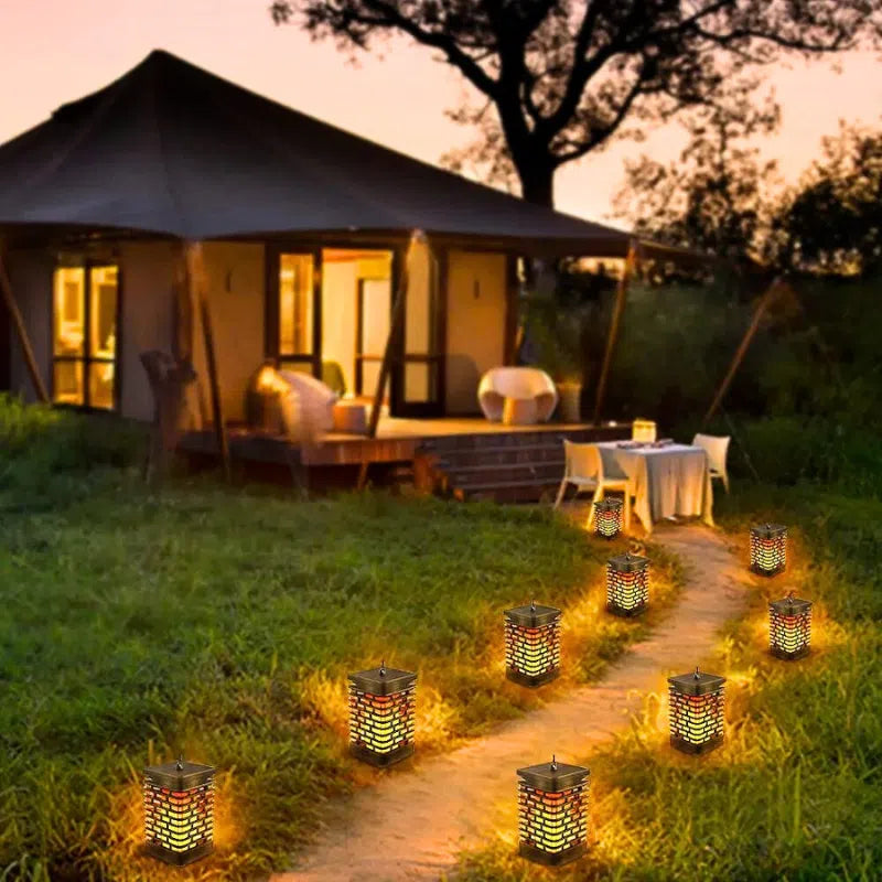 Luminária Solar LED à Prova d'Água para Jardim - Fire Urbane