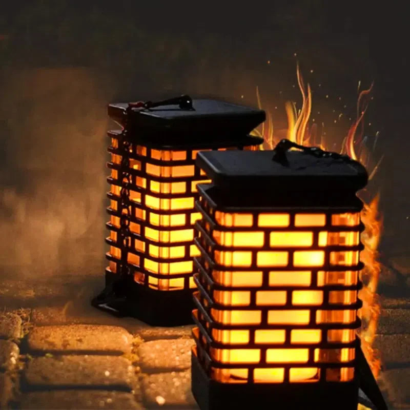 Luminária Solar LED à Prova d'Água para Jardim - Fire Urbane