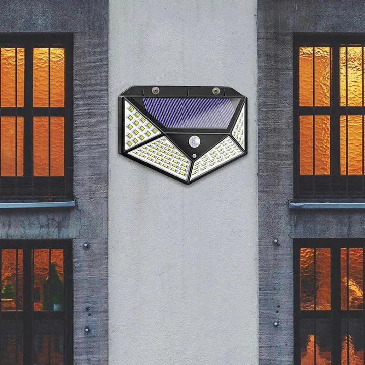 Luminária Solar LED à Prova d'Água para Jardim - Iluminação Externa Eficiente