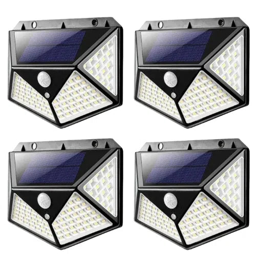 Luminária Solar LED à Prova d'Água para Jardim - Iluminação Externa Eficiente