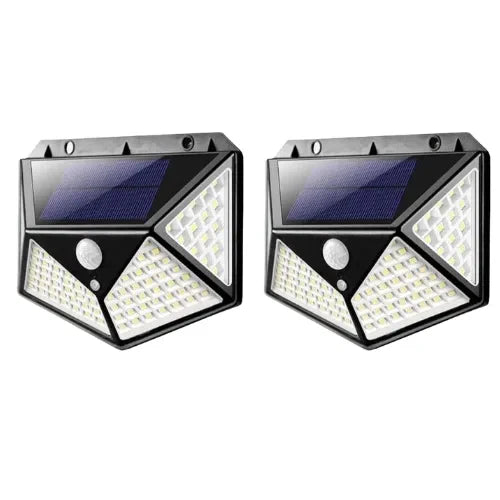 Luminária Solar LED à Prova d'Água para Jardim - Iluminação Externa Eficiente