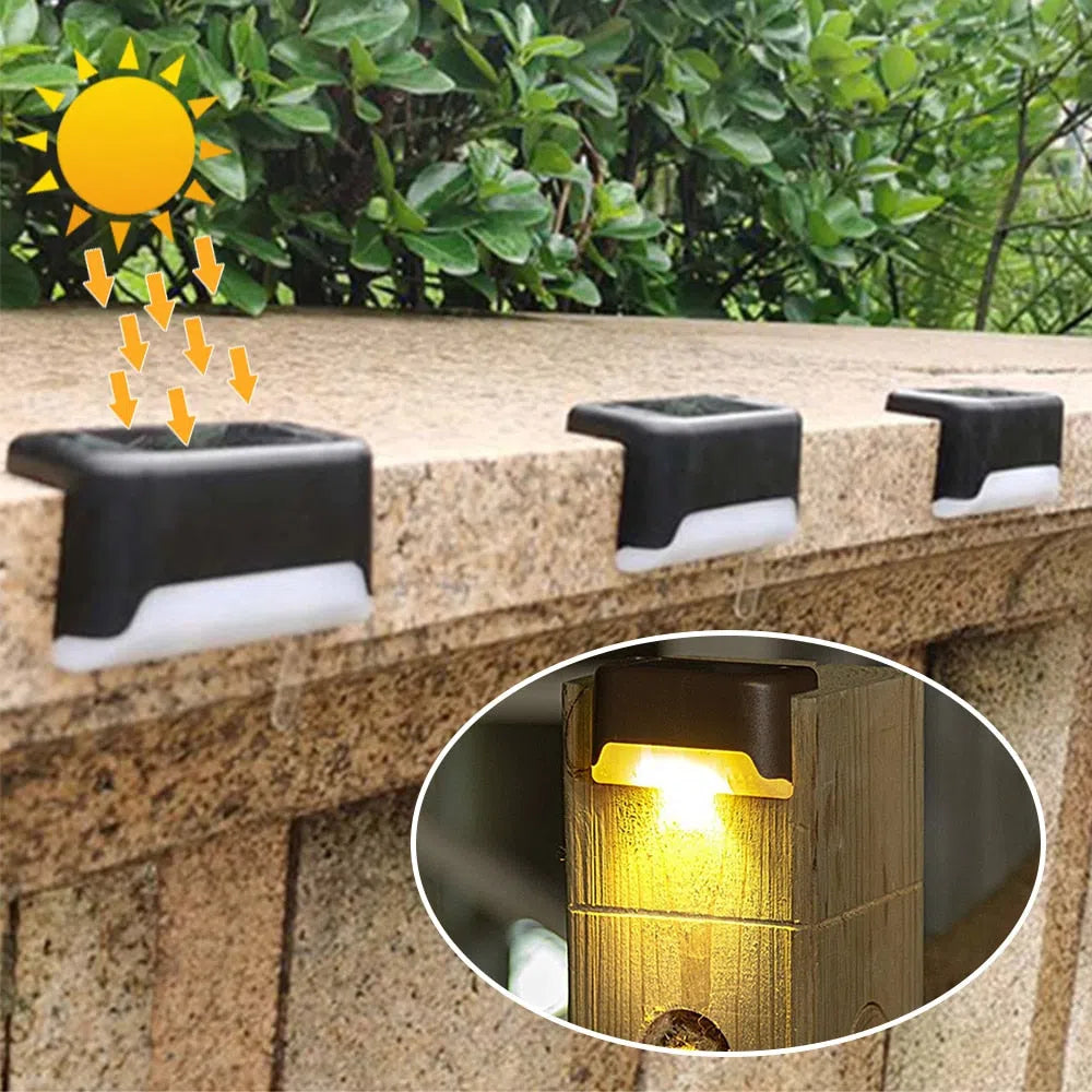 Luminária Solar LED para Jardim à Prova d'Água - Iluminação Externa Eficiente