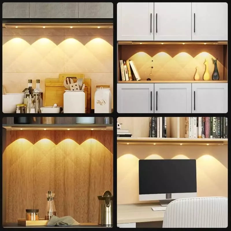 Luminária de LED Magnética com Sensor de Movimento para Iluminação Automática