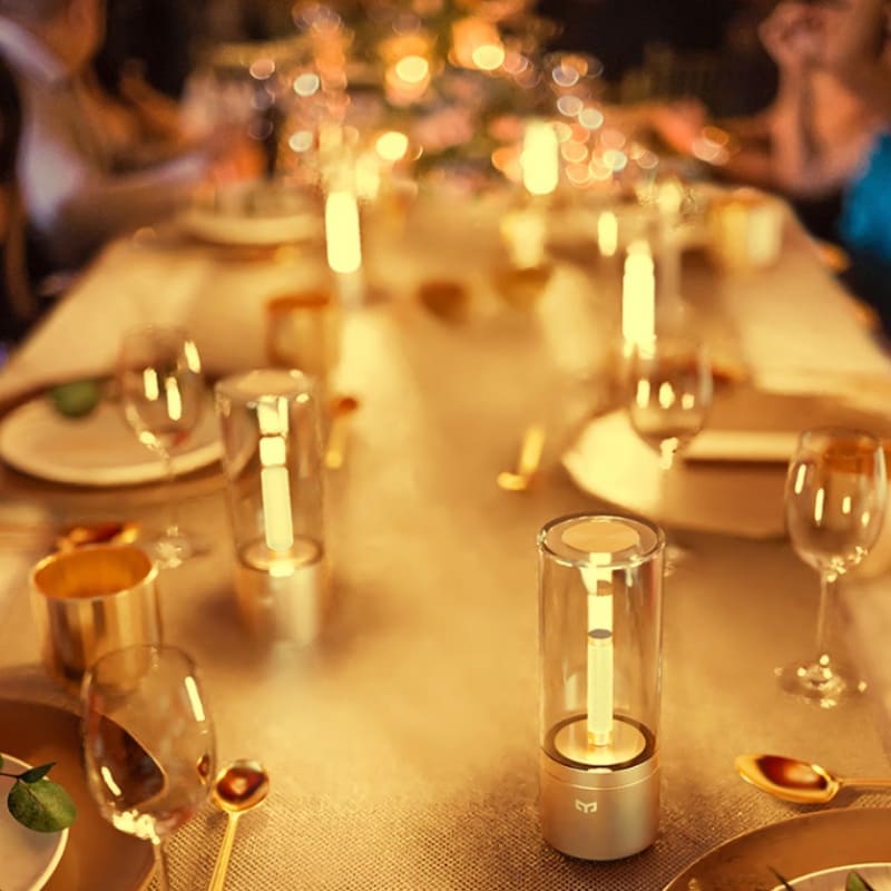 Luminária de Mesa Decorativa Portátil de LED - Iluminação Moderna e Elegante