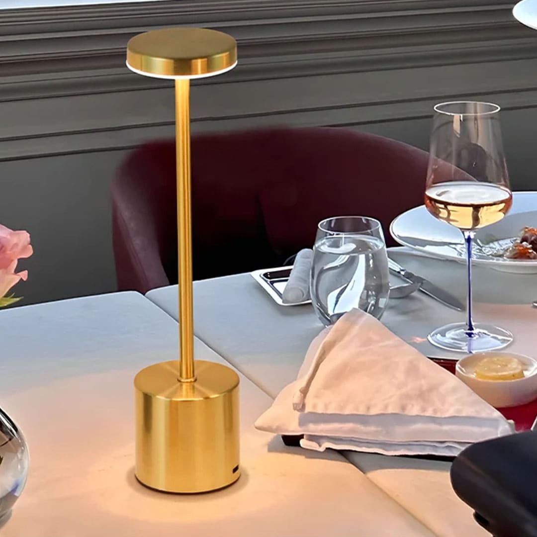 Luminária de Mesa Decorativa Recarregável Sem Fio - Iluminação Moderna