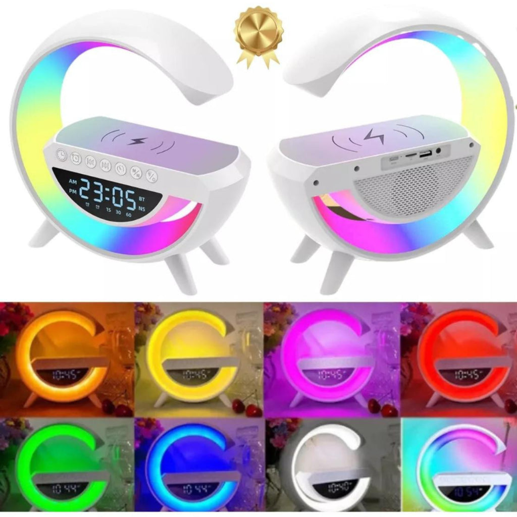 Luminária de Mesa Inteligente com Alto-falante Bluetooth Integrado