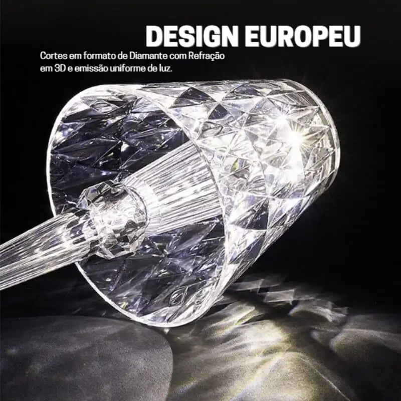 Luminária de Mesa LED Sem Fio 3 em 1 Premium - Iluminação Moderna e Funcional