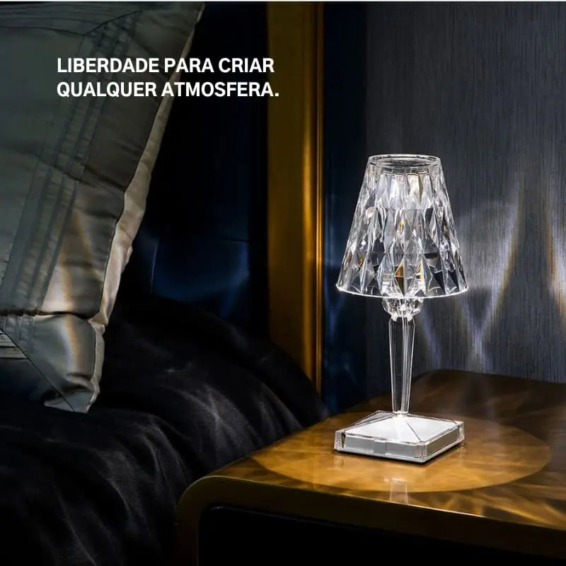 Luminária de Mesa LED Sem Fio 3 em 1 Premium - Iluminação Moderna e Funcional