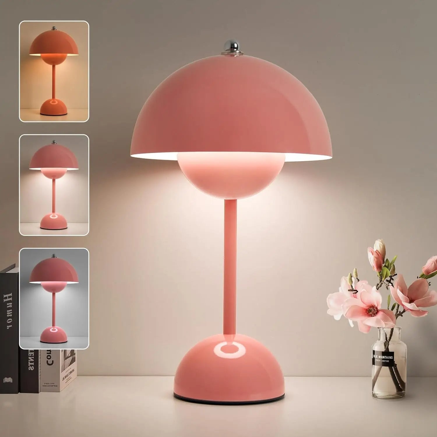 Luminária de Mesa LED Touch Estilo Cogumelo - Iluminação Moderna e Funcional