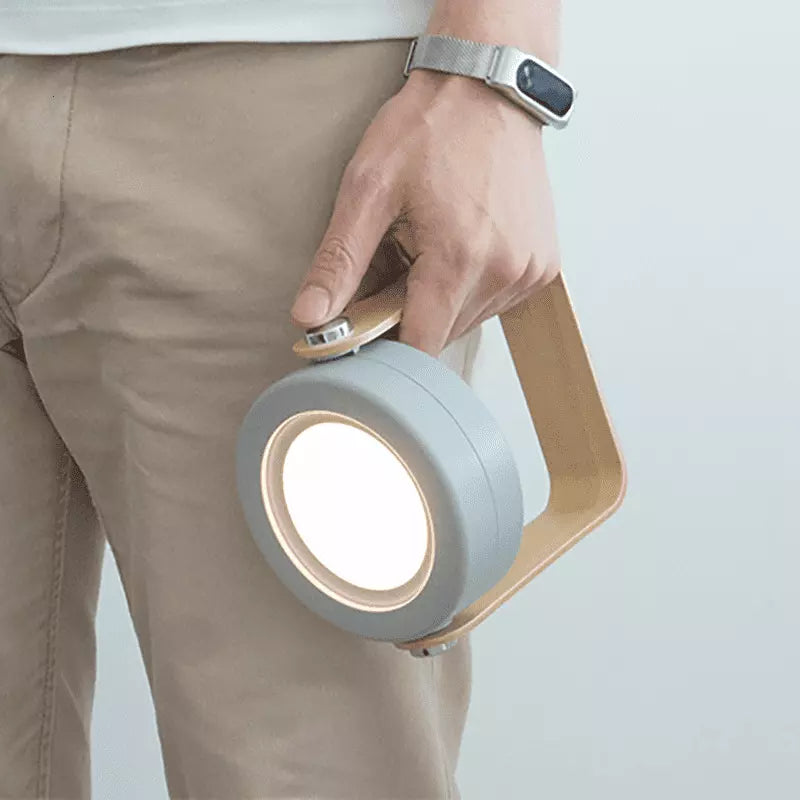 Luminária de Mesa LED com Alça para Leitura - Iluminação Moderna e Funcional