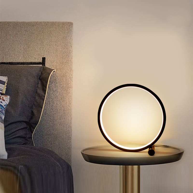 Luminária de Mesa Moderna em Alumínio com Controle Touch