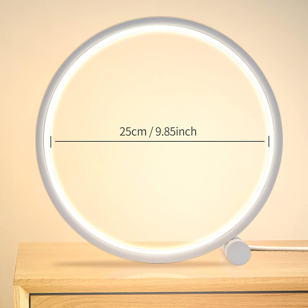 Luminária de Mesa Moderna em Alumínio com Controle Touch