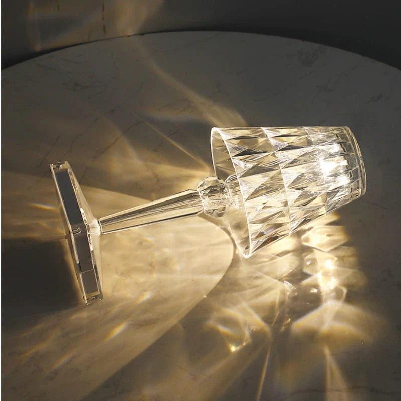 Luminária de Mesa Sem Fio 3 em 1 com Carregador USB e Controle Touch