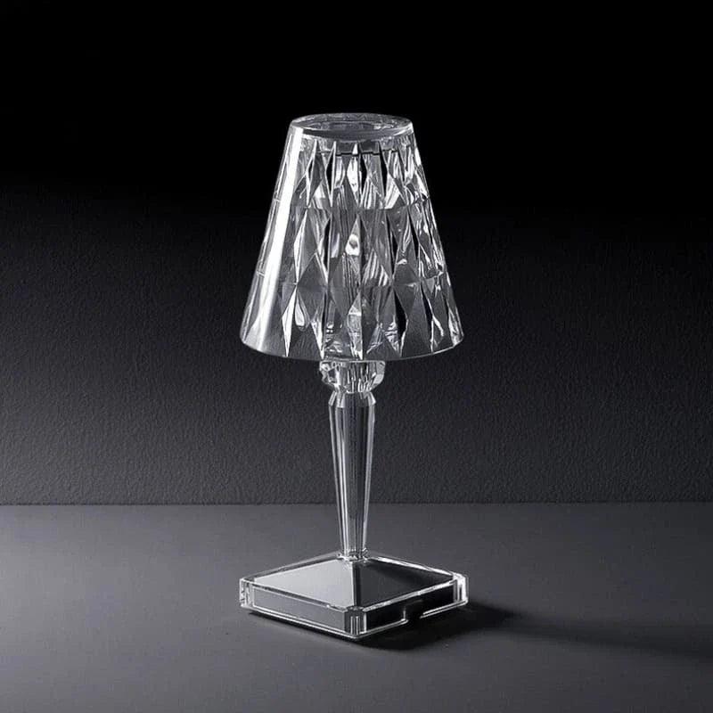 Luminária de Mesa Sem Fio 3 em 1 com Carregador USB e Controle Touch