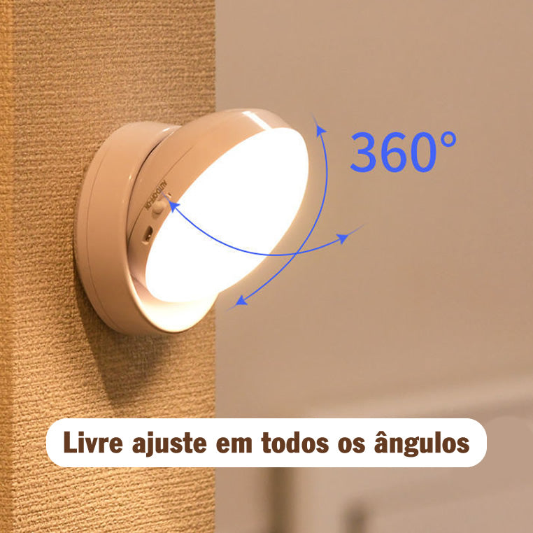 Luminária de Parede Externa com Sensor de Presença para Iluminação Automática