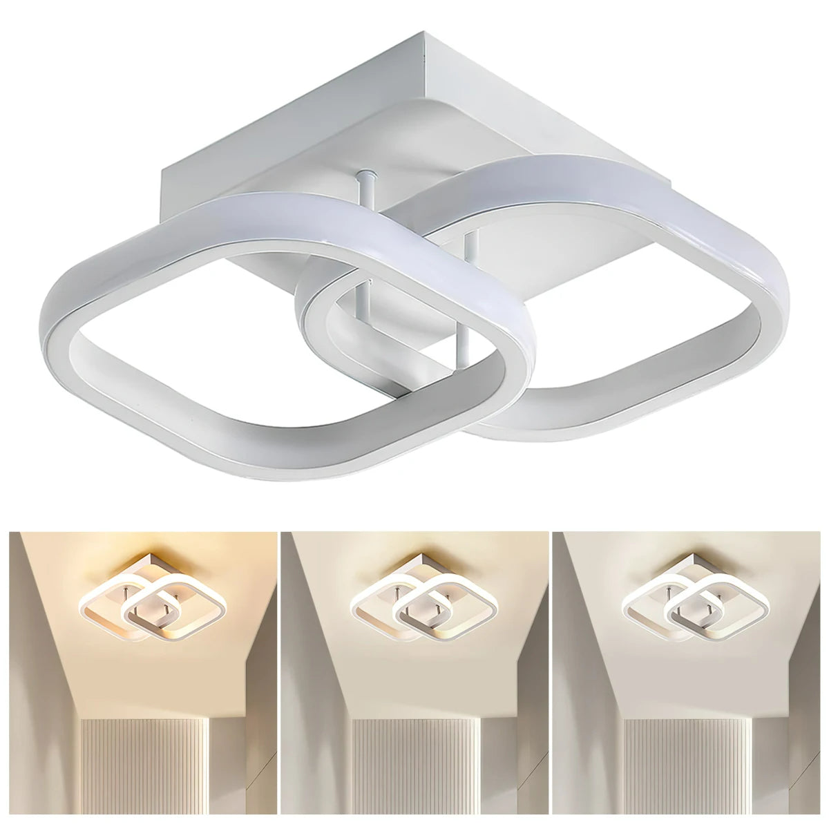 Luminária de Teto LED Moderna com Design Elegante e Eficiente