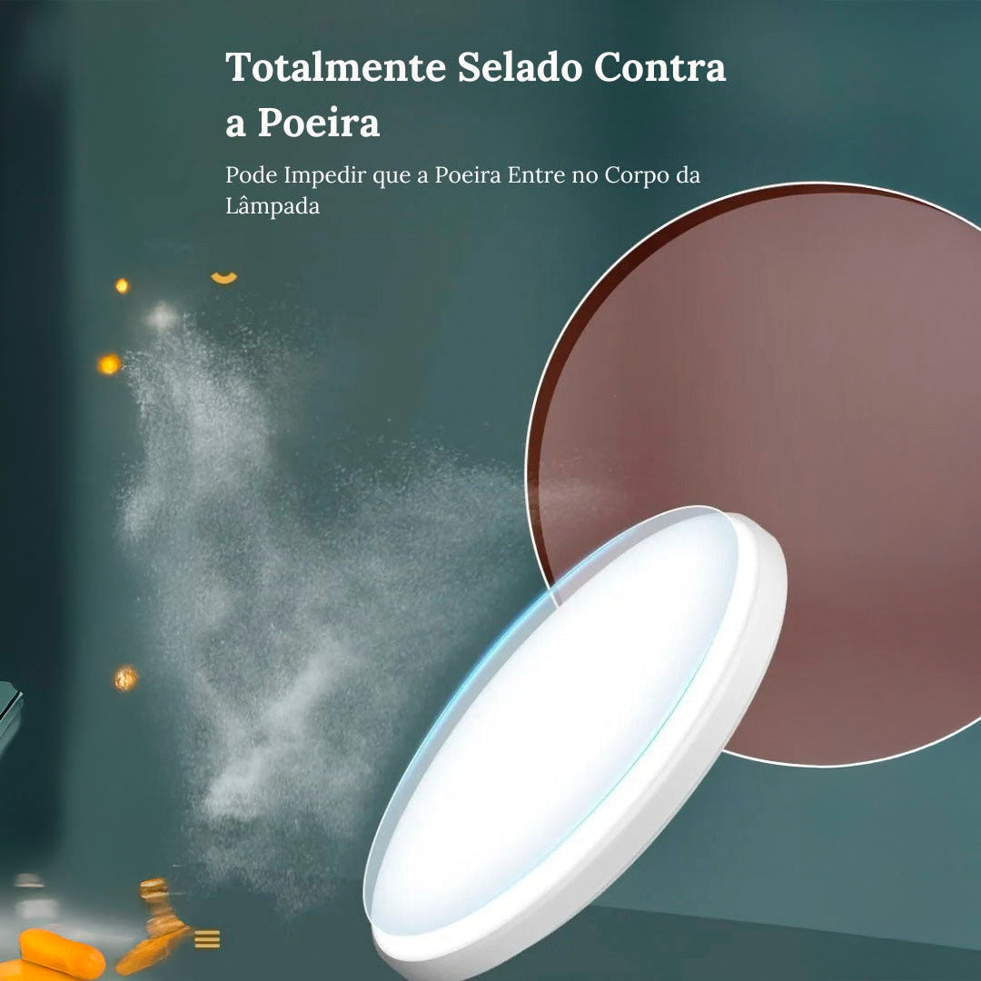 Luminária de Teto LED Redonda Moderna para Sobrepor - Iluminação Elegante