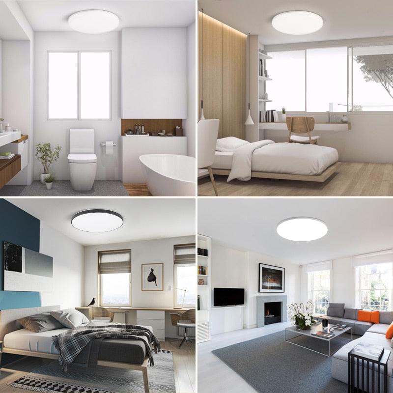 Luminária de Teto Plafon LED Decorativa Redonda Moderna para Iluminação