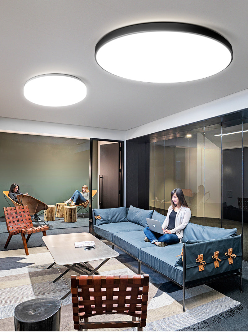 Luminária de Teto Plafon LED Decorativa Redonda Moderna para Iluminação