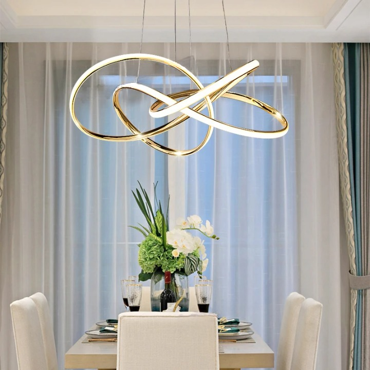 Lustre Elegante para Sala de Estar - Golden Evolut