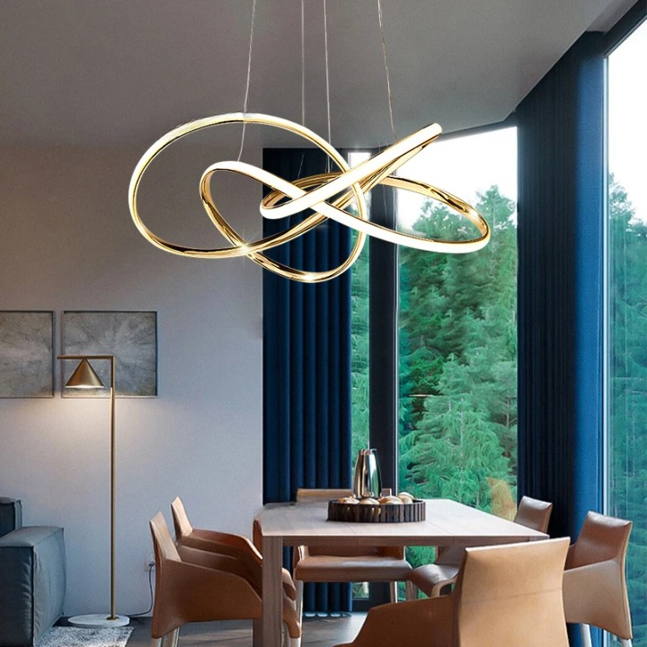 Lustre Elegante para Sala de Estar - Golden Evolut