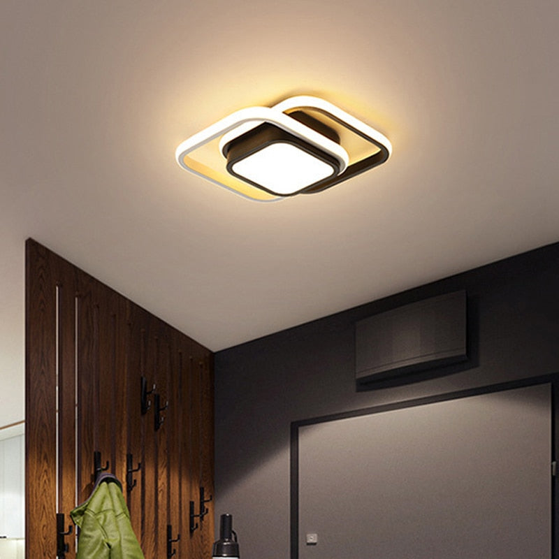Lustre Moderno em LED para Sala de Estar - Iluminação Elegante e Eficiente