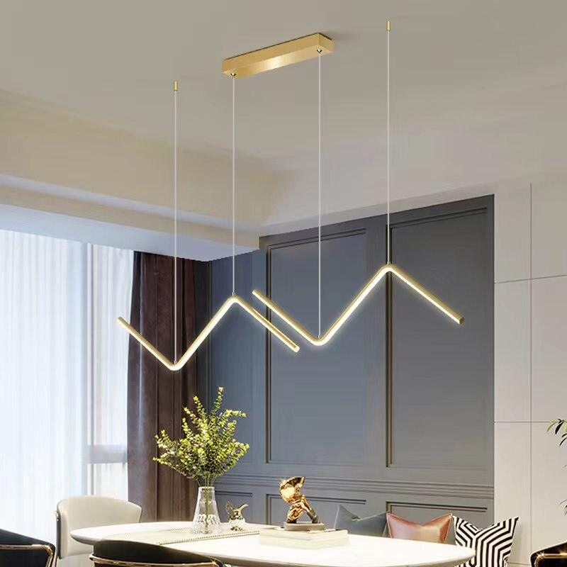 Lustre Pendente Elegante para Sala de Estar - 90 cm de Altura